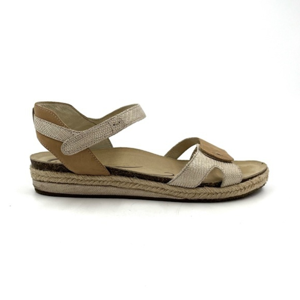 Abeo Biomechanical Tan Leather Sandals Size 10 Neutral